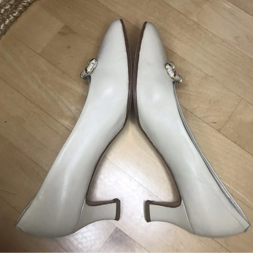 Bally Vintage Leather Fern Pump Nappa Flex 7M - Picture 6 of 10